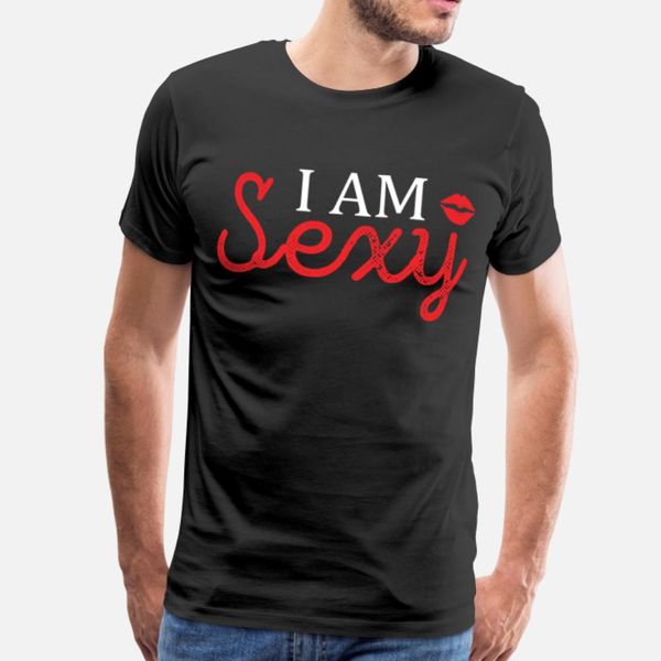 

sexy смешные цитаты i am sexy red lip подарков t shirt top hiphop o-шея tracksuit фуфайки hoodie