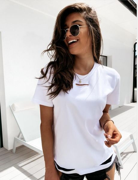 

new fashion womens t-shirt o crew neck collar joint print lips pure color tees sleeveless ladies t size s-2xl, White