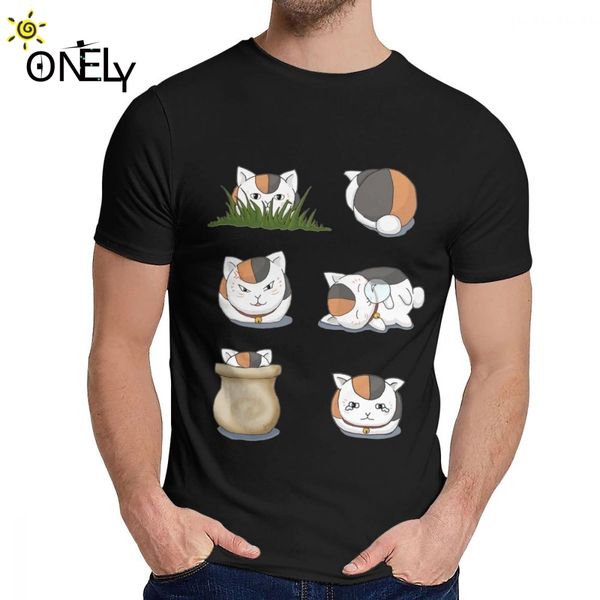 

male t-shirt nyanko moods natsume cats natural summer man's o-neck vintage sport hooded sweatshirt hoodie
