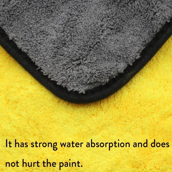

30*30 car care polishing wash towels strong thick plush polyester fiber car cleaning cloth plush microfiber washing dryi qylncw