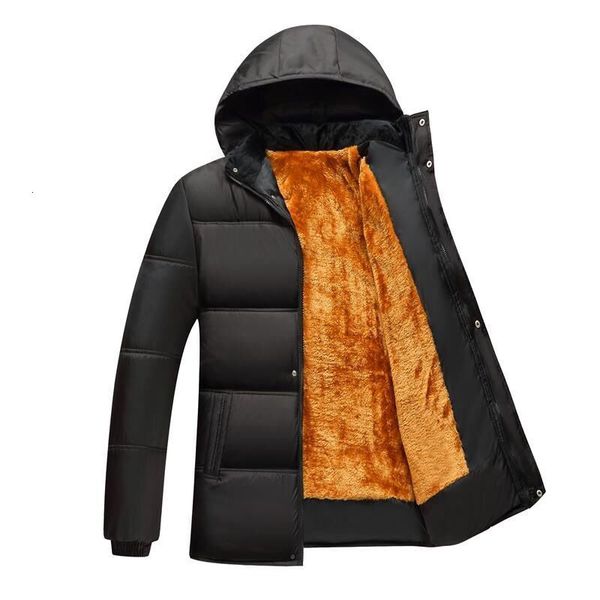 

2021 new winter hooded jackets thick casual down parkas men windbreaker warm overcoats mens clothing outwear 4xl 9eoq, Black;brown