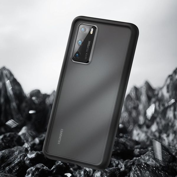 

for huawei p40 benks skin hand feeling series anti-fall frosted pc tpu case