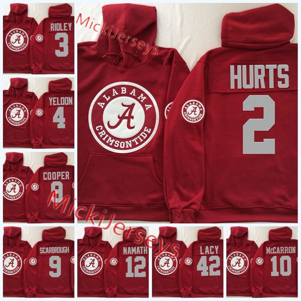 

mens custom alabama crimson tide baseball hoodie jimmy nelson alex avila mikey white cody henry jett manning brock love alabama hoodie, Black