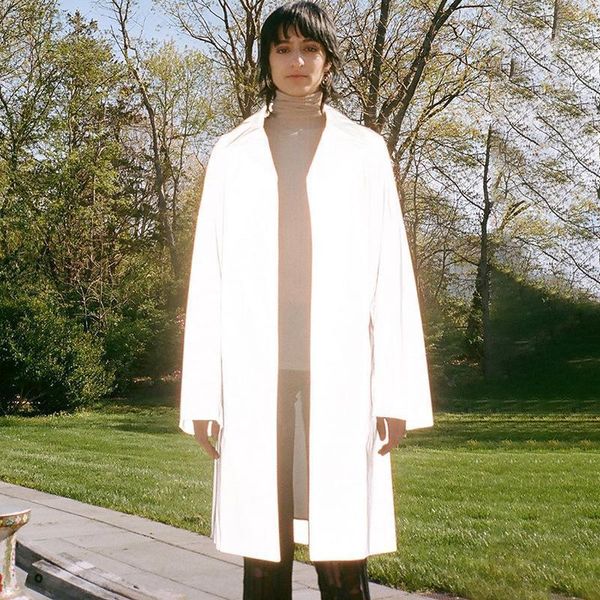 

bkld 2020 new style gray fashion reflective casual loose long windbreaker jacket women long sleeve suit collar pocket outerwear1, Tan;black