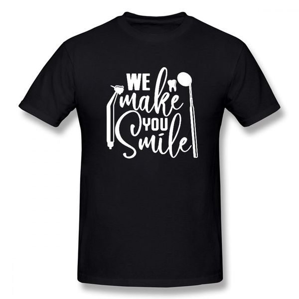 

funny we make your smile dentist t shirt men summer short sleeve o neck tooth dentist t-shirts man sport hooded sweatshirt hoodie