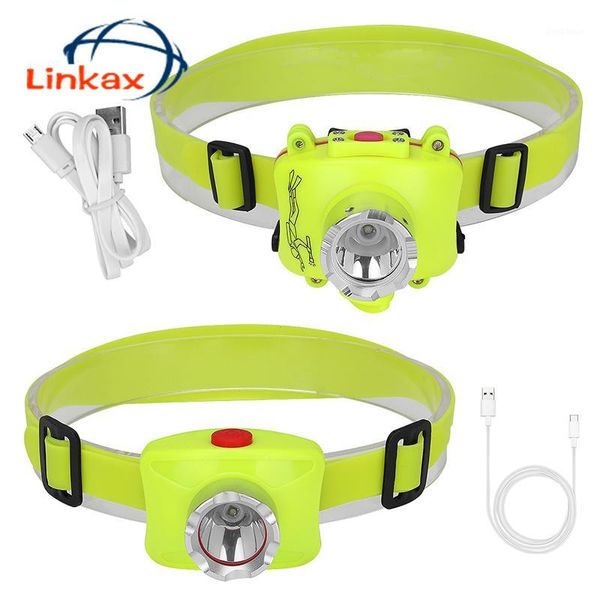 

led headlight 3 levels head lamp waterproof diving head outdoor hiking fishing led headlamp xpe 5w 800lm usb charging light1