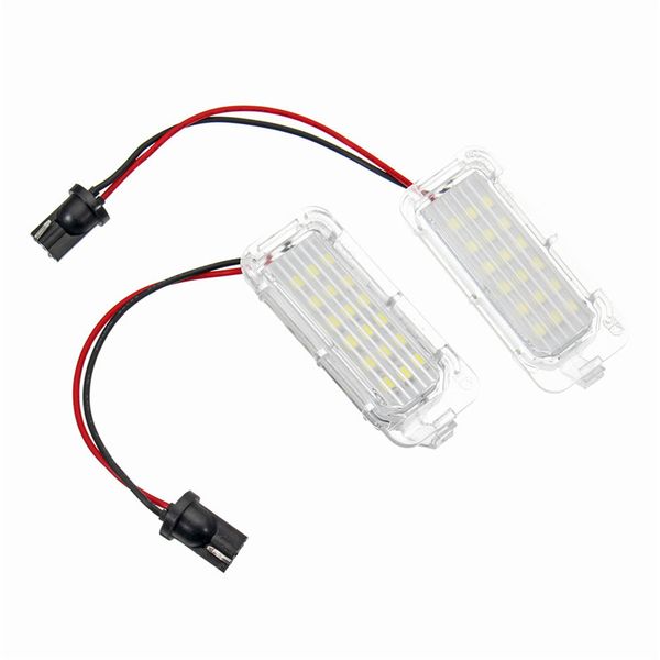

2pc 18-smd led license plate light lamp fit forford focus/fiseta 5d error free