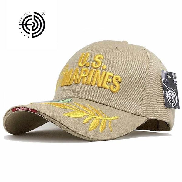

han wild camping marines hats us tactical baseball cap adjustable casual mens army caps letter marines gorras de beisbol bbyzps, Black;green