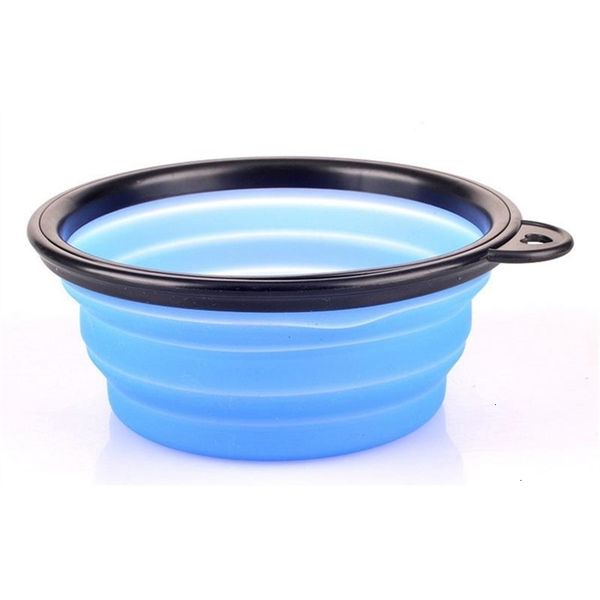 

dog new candy collapsible bowl foldable silicone color outdoor travel portable puppy doogie food container feeder dish o 5 nbfmx