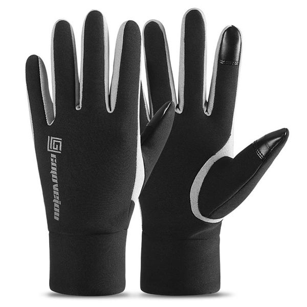 

cycling gloves winter warm gloves touchscreen waterproof rainproof sports for men women with warm lining hiking skiing