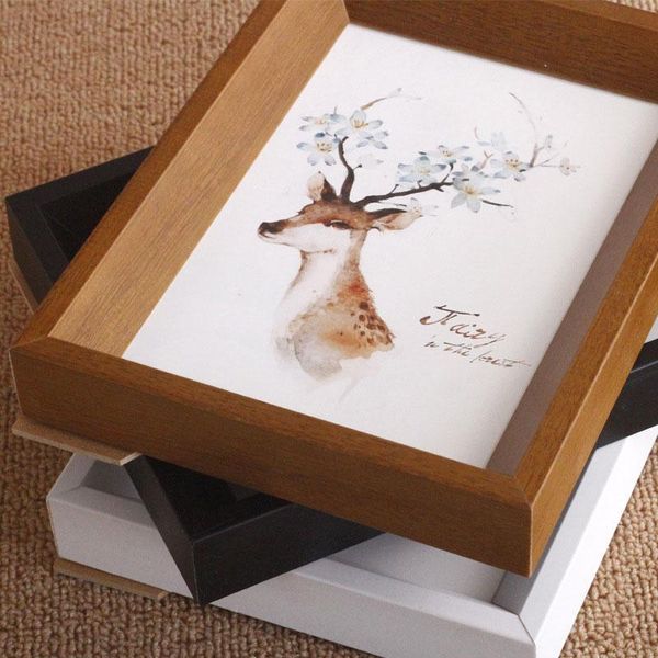 

5 Inch 6 Inch 7 Solid Wood Photo Frame Simple Picture Frame Home Decoration Set