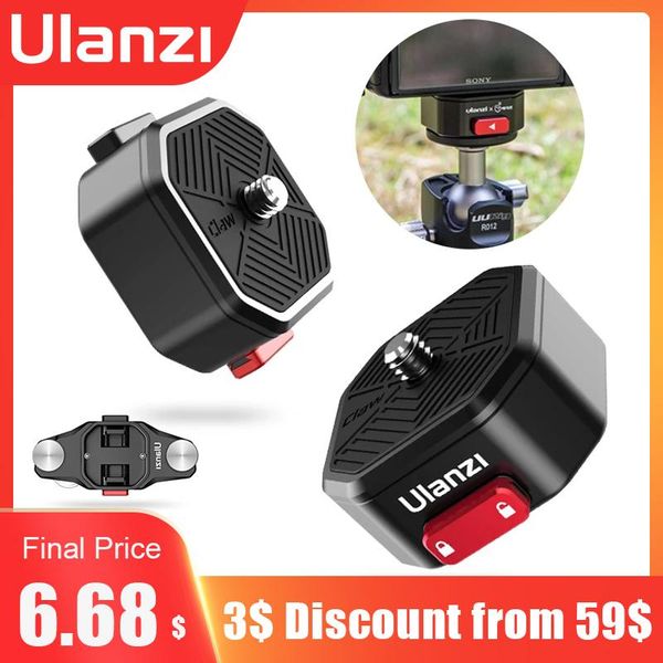 

тарелка ulanzi лапка quick release clamp dslr камеры действия плечевой ремень ремень зажим адаптер штатива
