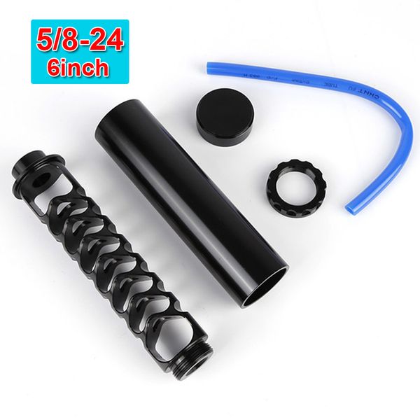 

6 inch spiral fuel trap solvent filters 5/8-24 1/2-20 single core aluminum car fuel filter for napa 4003 wix 24003