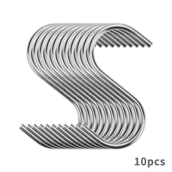 

s-shaped hooks stainless steel s design shaped hooks 10pcs kitchen spoon pan pot hanging holder for home storage