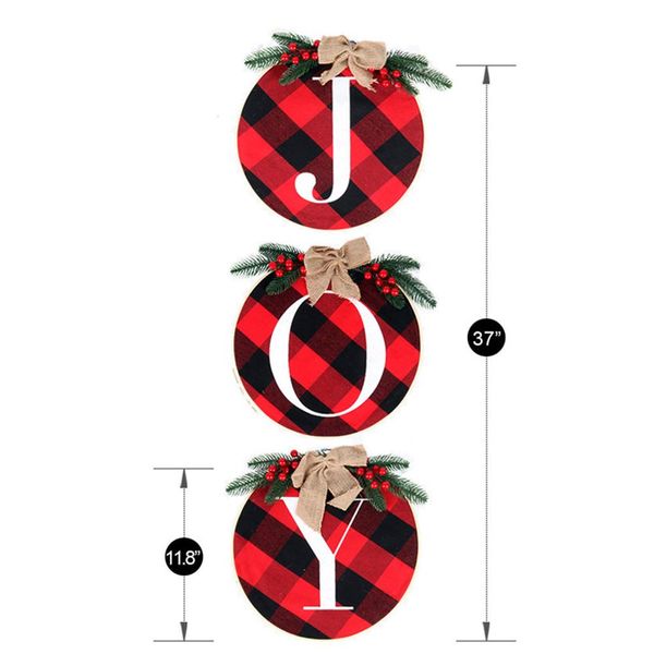 

3шт set diy joy вход гарланд венок главная партия xmas wall висячие украшения главная висячие подарков декоративные jlldtw garden_light