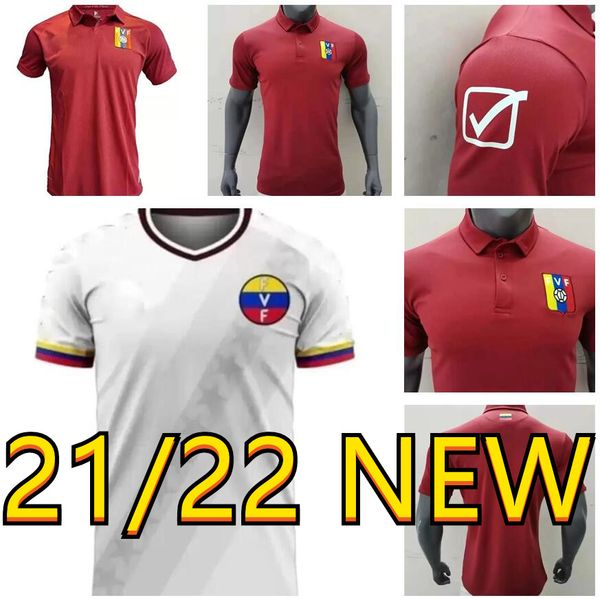 

21/22 venezuela soccer jerseys 2021 home #10 soteldo #33 rondon #17 martinez #6 herrera maillots de foot shirt short sleeve national team fo, Black;yellow