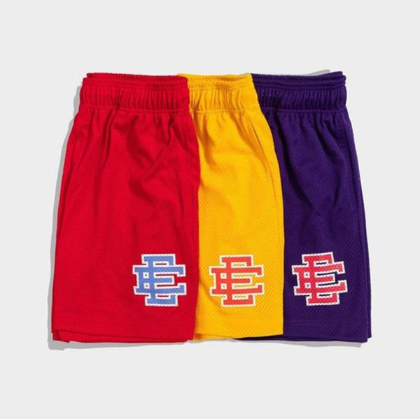 

fashion eric emanuel ee brand shorts casual mesh short newyork city skyline designers gym running fitness beach jogging loose basketball foo, White;black