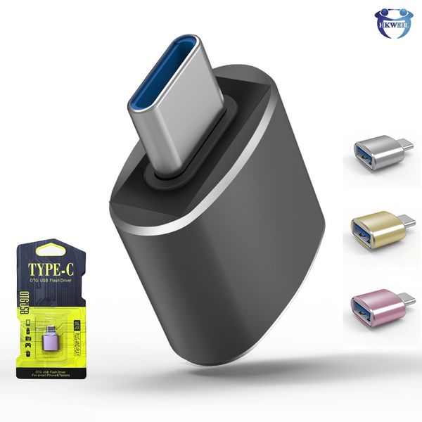 

usb-c 3.1 type c to usb 3.0 otg metal converter adapter for samsung huawei xiaomi smartphone accessories