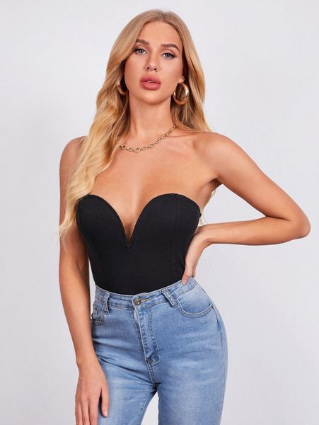 

zipper back rib-knit tube g4nf#, White