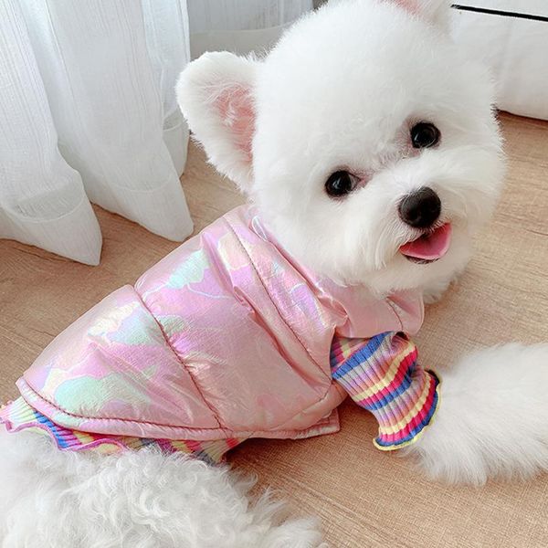 

winter warm dog cat coat knitting shirt set soft sweater for small medium dogs cats cute pink vest chihuahua pet clothe bbytpz