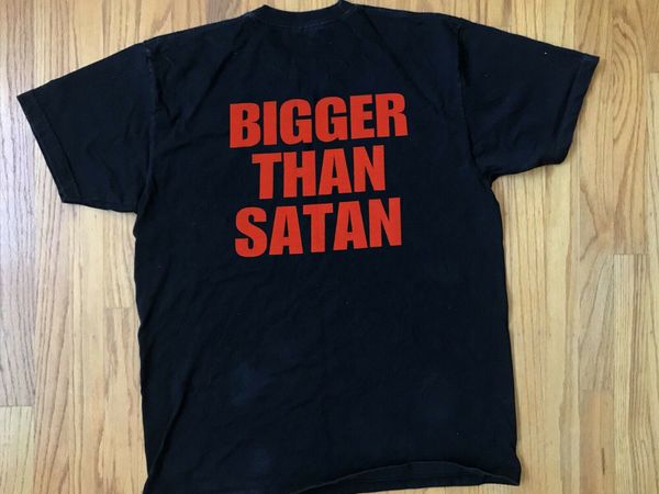 

vintage marilyn manson bigger than satan new 2020 print letters men hoodie designers t shirts sweatshirt