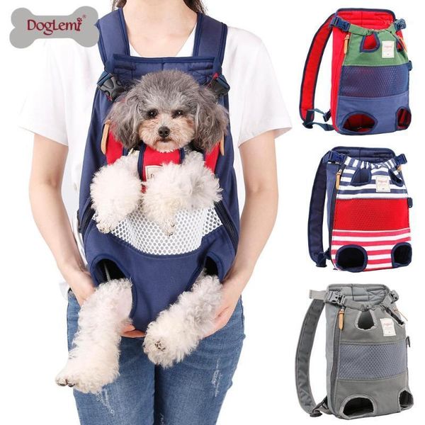 

pet shoulder carrier bag soft legs out front dog cat backpack travel bag1