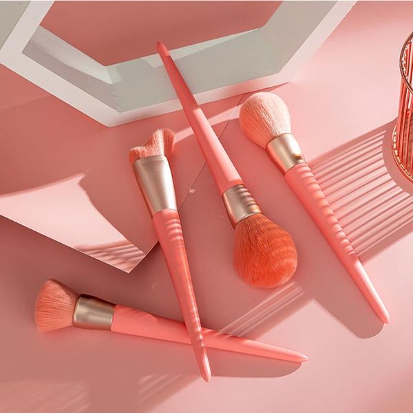 

makeup brushes 1pcs pink multifunctional set foundation blush powder highlights professional face cosmetics beauty tool