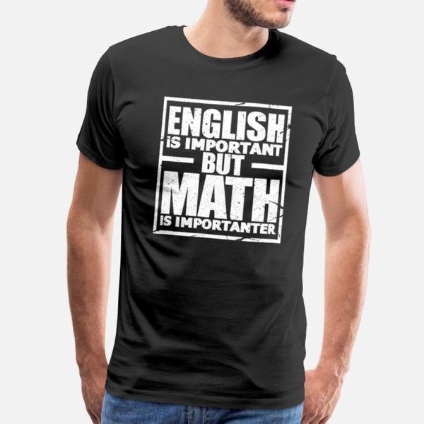 

english is important but math is importanter t shirt crewneck popular casual tracksuit hoodie sweatshirt