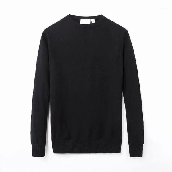 

100% cotton men sweater o-neck striped slim fit knittwear winter casual mens sweaters pullovers brand men's clothing1, White;black
