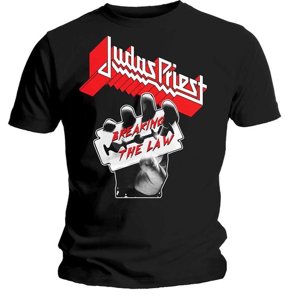 

judas priest 'breaking the law 't neu und offiziell printed summer 's short sleeve summer style sport hooded sweatshirt hoodi