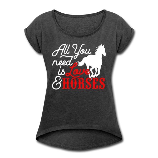 

все что вам нужно это любовь и лошадь ролл манжета верховой езды ствол r забавный дизайн балахон дизайнеры футболки толстовка