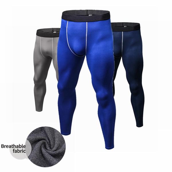 

running pants men compression runningtrouser training fitness sports leggings gym jogging male sportswear yoga bottoms, Black;blue