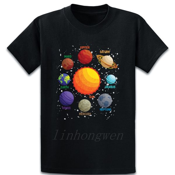 

солнечная система space exploration тенниска summer style standard print crew neck дышащий фитнес прохладный рубашки спорта с капюшоном hood