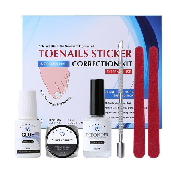 

ingrown toenail correction set toenail treatment toenail straightening patch lifter recover tool foot care kit