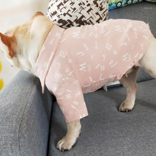 

cute dog shirt pets fashion letter print clothes clothing business shirt apparel 5 sizes1