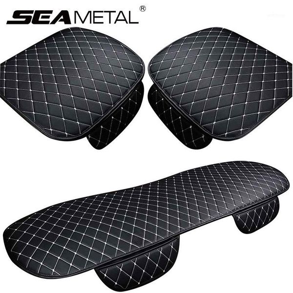 

car seat cover cushion automobiles pu leather universal auto interior accessories four seasons protect set chair mat car-styling1