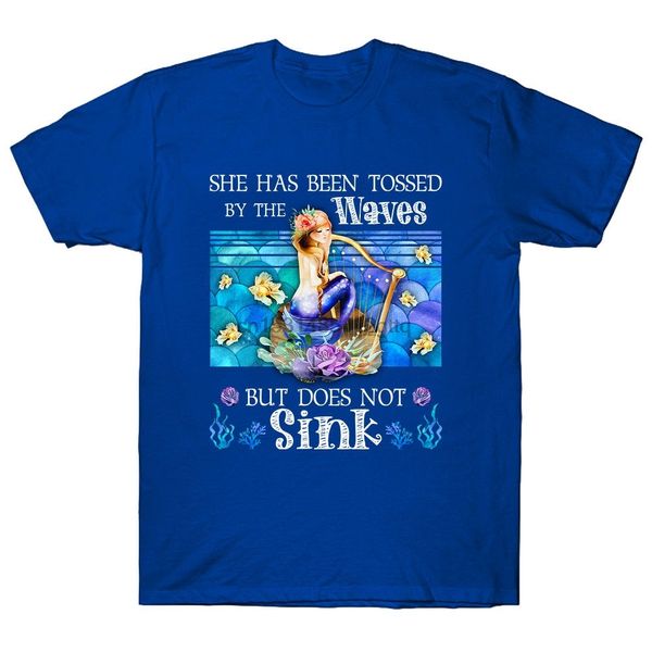 

she has been tossed by the waves but does not sink mermaid navy hoodie designers t shirts sweatshirt