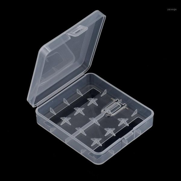 Sacos de Armazenamento Portátil Hard Plastic Battery Caixa de suporte para 4x18650 Baterias Organizadores Bolsas de Almacenamiento