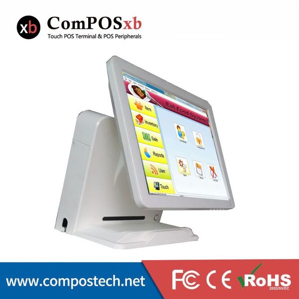 

low price 15 inch touch screen all-in-one system cash register with good serive 1618