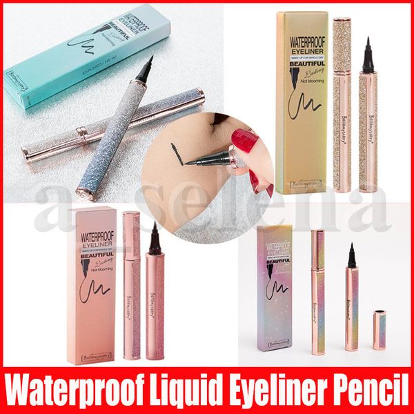 

star dazzling maquillage eye makeup eyeliner pencil thick culing waterproof long lasting eyelash extension lengthening cool black eye liner