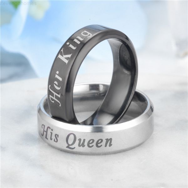 

europe his sell queen her king fashion couple ring mix size 5 to 13, Silver