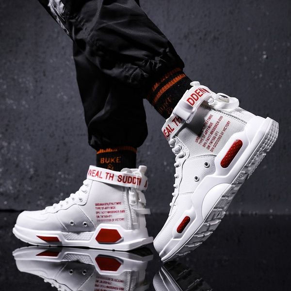

excargo canvas shoes spring mens fashion sneaker high 2020 new male black/white sneakers summer breathable vulcanize sneaker lj201028