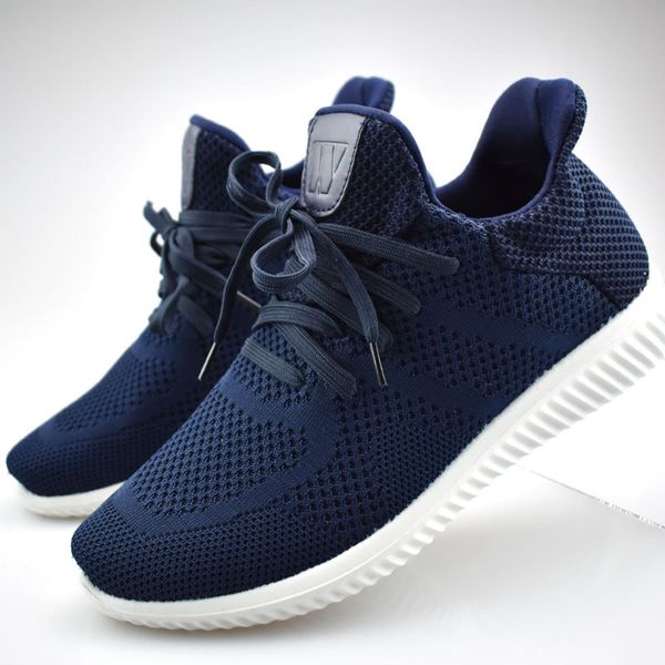 

fashion men sneakers mesh running shoes lace up blue men shoes lightweight breathable shoes zapatos de hombre para caminar, Black;white