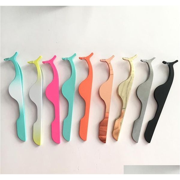 

false eyelashes tweezers for makeup stainless steel eye lash applicator tweezers sqcbin bdehair