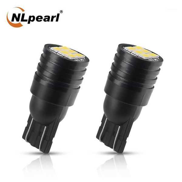 

nlpearl 2x signal lamp 12v 24v t10 w5w led 194 168 auto clearance lights w5w led 6000k 3020 6smd car interior dome reading light1