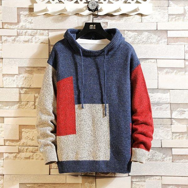 

men's sweaters sweater male handsome student korean loose coat autumn long sleeve 2021 wear, White;black