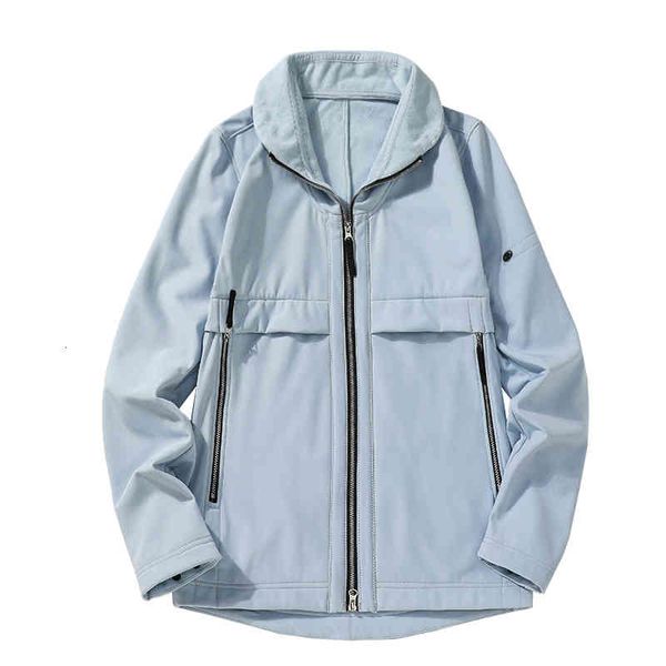 

Men's Jackets konng gonng FW Autumn style lapel soft shell fashion jacket thickened Plush mens winter coat imported fabric X4NC, Black;brown