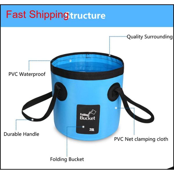 

12l 20l water bag portable bucket water storage carrier bag container waterproof camping hiking fishing travel f qylfva mj_bag