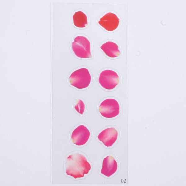 

resin sticker long flower petal stickers clear film floral embellishments inclusions uv resin craft supplies scrapbooking bbyrgm bdehome, Black
