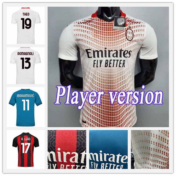 

player version ac milan 20 21 new soccer jerseys 2020 2021 ibrahimovic piatek football shirt paqueta suso higuain calhanoglu caldara jerseys, Black;yellow